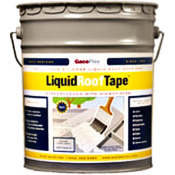 Gacowestern Grf1625-5 Liquid Roof Tape ~ 5 Gallon Bucket/light Gray