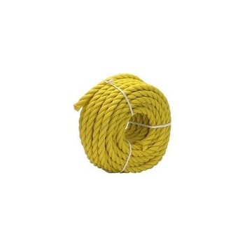 Canada Cordage 361-wa Yellow Twisted Poly Rope, 1/4 "x 100 Feet