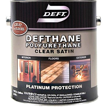 Deft 02501a Defthane Clear Satin Polyurethane ~ Gallon