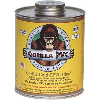 Gorilla 08303 Primaglue Gold Cpvc Glue ~ 8 Oz