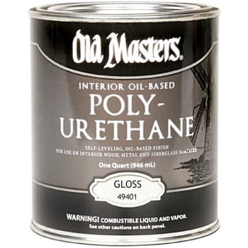 Old Masters 49401 Oil-Based  Interior Polyurethane, Gloss  ~ Gallon