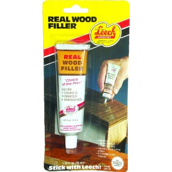 Leech Adhesive Lwf-66 Real Wood Filler ~ 1.25 Ounce Tube