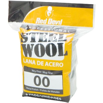Red Devil 0322 Steel Wool 8 Pad #00