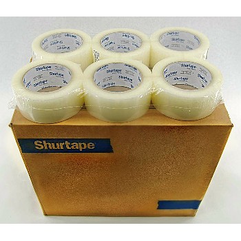 Shurtech 340clr Packaging Tape, Clear ~ 1.88" X 54.6 Yds (1.6 Mil)