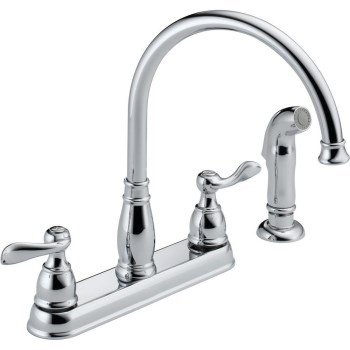 Delta Faucet 21996lf Chr 2h W/spr Kt Faucet