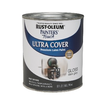 Rust-oleum 1986502 Dark Gray Gloss ~ Quart