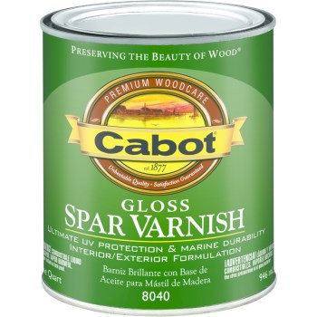 Cabot 1440008040005 Spar Varnish, Gloss ~ Quart