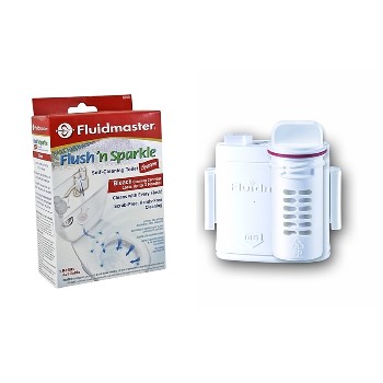 Fluidmaster 8300p8 Flush 'n' Sparkle Bleach Toilet Bowl Cleaning System