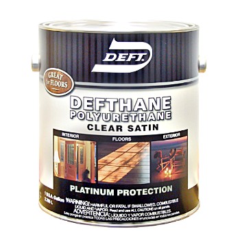 Deft 02504 Defthane Polyurethane, Clear Satin - 1 Quart