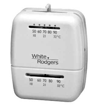 White Rodgers 1c20-101s1 Thermostat, Single Stage Setpoint 1c20-101s1