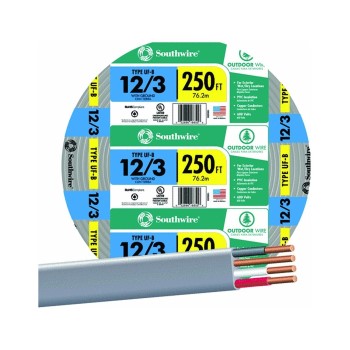 12/3 UF-B Outdoor Direct Burial Wire