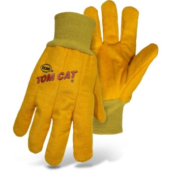 Boss 341 Tom Cat Chore Gloves W/flexible Knit Wrist ~ Men