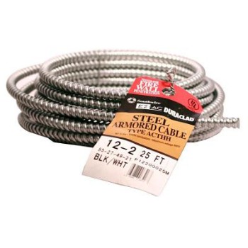 Southwire 61023121 Armorlite Type Ac Metal Clad Cable ~ 25 Ft
