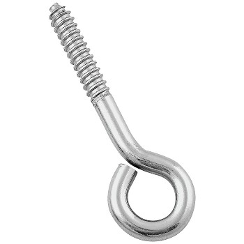 Stainless steel Lag Screw Eye, 2151 bc 3 / 8 x 4 -  / 2 inches