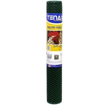 Tenax Corp 72121128 3x25 Grn Pltry Fence