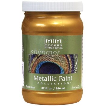 Modern Masters Me661-32 Metallic Paint, Tequila Gold 32 Ounce
