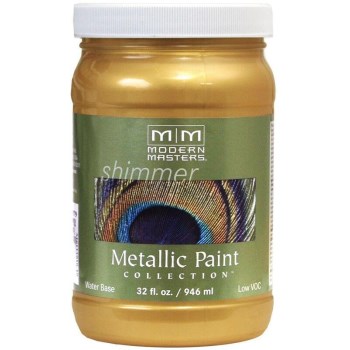 Modern Masters Me701-32 Metallic Paint, Rich Gold ~ 32 Ounce