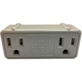 Thermo Cube Thermostatically Controlled Outlet On at 20°F, Off at 30°F