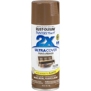 Rust-Oleum 249847 Painters Touch 2X Ultra, Chestnut Gloss ~ 12 oz Spray