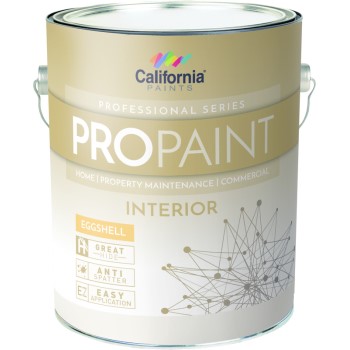 California Prod/grayseal 50901-1 Interior Super Hide White Paint, Eggshell ~ Gallon