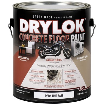 Ugl 21713 Drylok Concrete Floor Paint, Dark Tint Base ~ Gallon