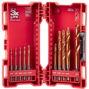 Milwaukee Tool 48-89-4633 10pc Hex Drill Bits