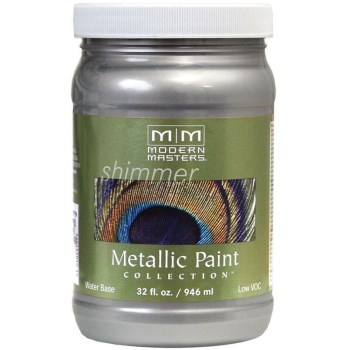 Modern Masters Me150-32 Metallic Paint, Silver ~ 32 Ounce