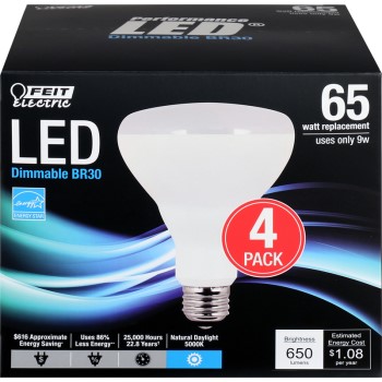 Feit Electric Br30dm65/5k/led Br30dm65/5k/led/4 5k Led Bulb