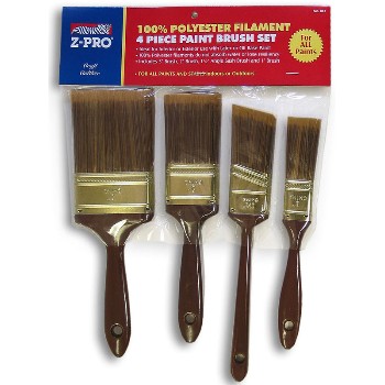 Premier 812 Polyester Blend Brush Set ~ 4 Pieces