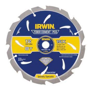 Irwin 4935625 Fiber Cement Saw Blade ~ 12" 8t