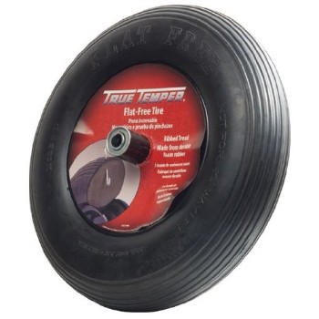 Ames   FFTCC Wheelbarrow Tire, Soilid Flat-Free ~ 8"