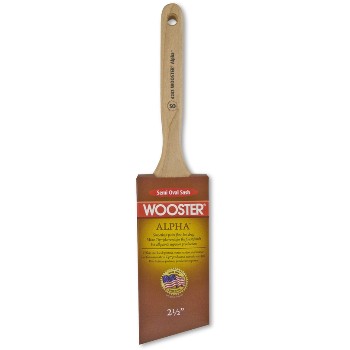 Wooster 0042430024 Semi Oval Sash Brush ~ 2.5in.
