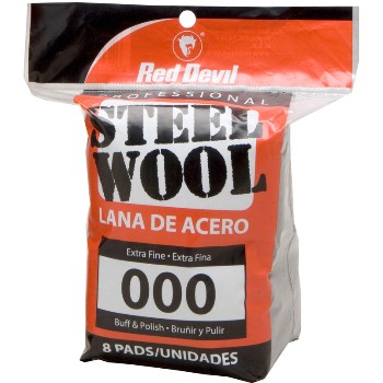 Red Devil 0321 Steel Wool ~ 8 Pads
