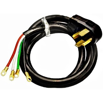 Coleman Cable 09154 Dryer Cord, 4 Conductor ~ 4 Ft.