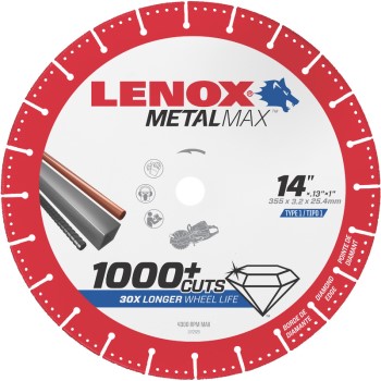 Lenox 1972932 14x1in. Cutoff Wheel