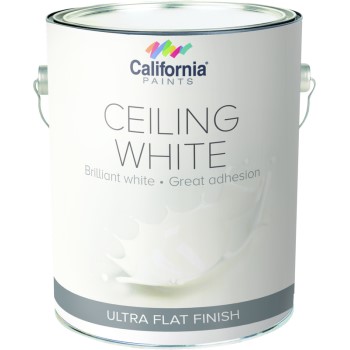 California Prod/grayseal 55500-1 Super Flat Ceiling Paint, White ~ Gallon