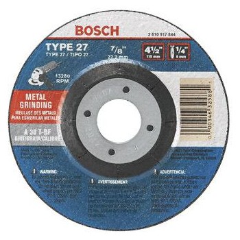 Bosch Gw27m450 4.5in. Mtl Grind Wheel