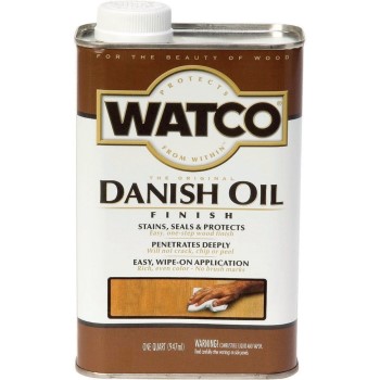 Watco 65941 Danish Oil, Medium Walnut ~ Quart