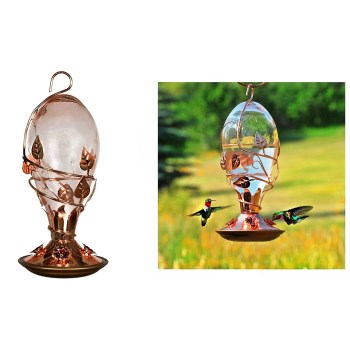 Woodstream 8110H-1 Perky Pet   Avant Garden Looking Glass Hummingbird Feeder, Glass - 32 ounce