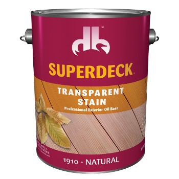 Superdeck/duckback 19104 Transparent Exterior Stain, Natural ~ Gallon
