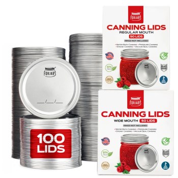Fjlr100 100pk Reg Canning Lids