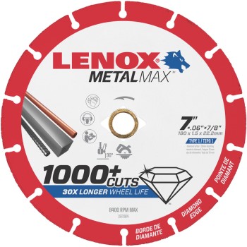 Lenox 1972924 7x7/8in. Cutoff Wheel