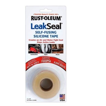 Rust-oleum 275796 Leakseal Self-fusing Silicone Tape ~ 1" X 10 Ft