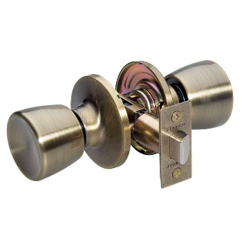 Masterlock Tuo0405 Passage Door Lock ~ Antique Brass