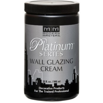 Modern Masters PSWGC Platinum Series Wall Glazing Cream, Translucent ~ Quart
