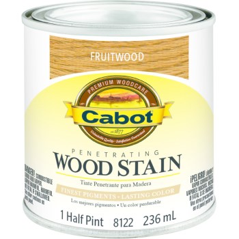 Cabot 1440008122003 Wood Stain - Fruitwood - 1/2 Pint