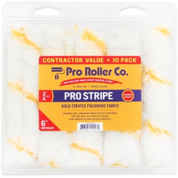Pro Roller Crc-gs-06-10pk Crc-gs-06 6x3/4 Gld Strp Cover