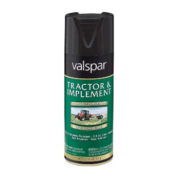 Valspar/mccloskey 18-5339-19-72 Tractor Paint - Low Gloss Blk~12oz Spray