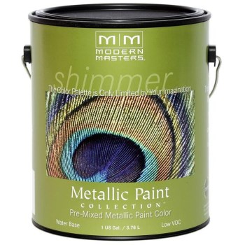Modern Masters 1 gal ME150 Silver Metallic Paint Collection Water