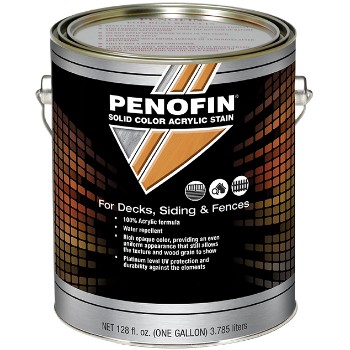 Penofin F1sbmga Penofin Solid Color Stain, Acrylic ~ Medium Base